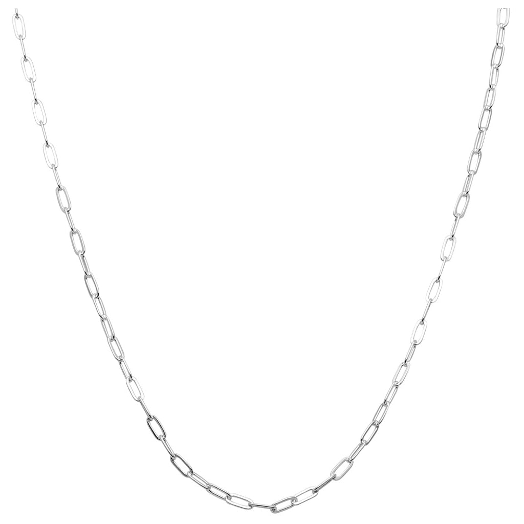 LULU Copenhagen Paperclip Collier argenté Necklaces Silver Plated