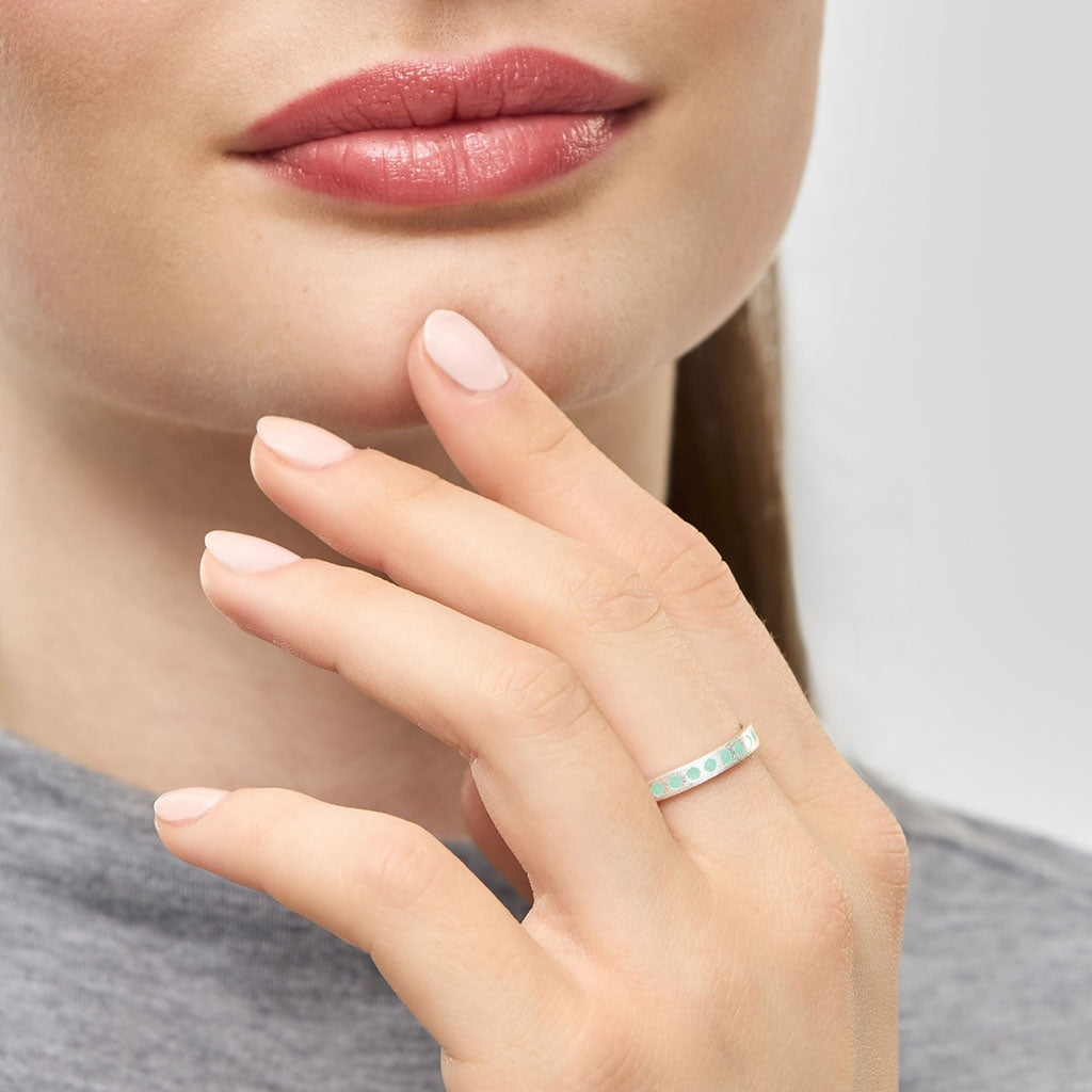 LULU Copenhagen Pattern Ring argent Rings Mint