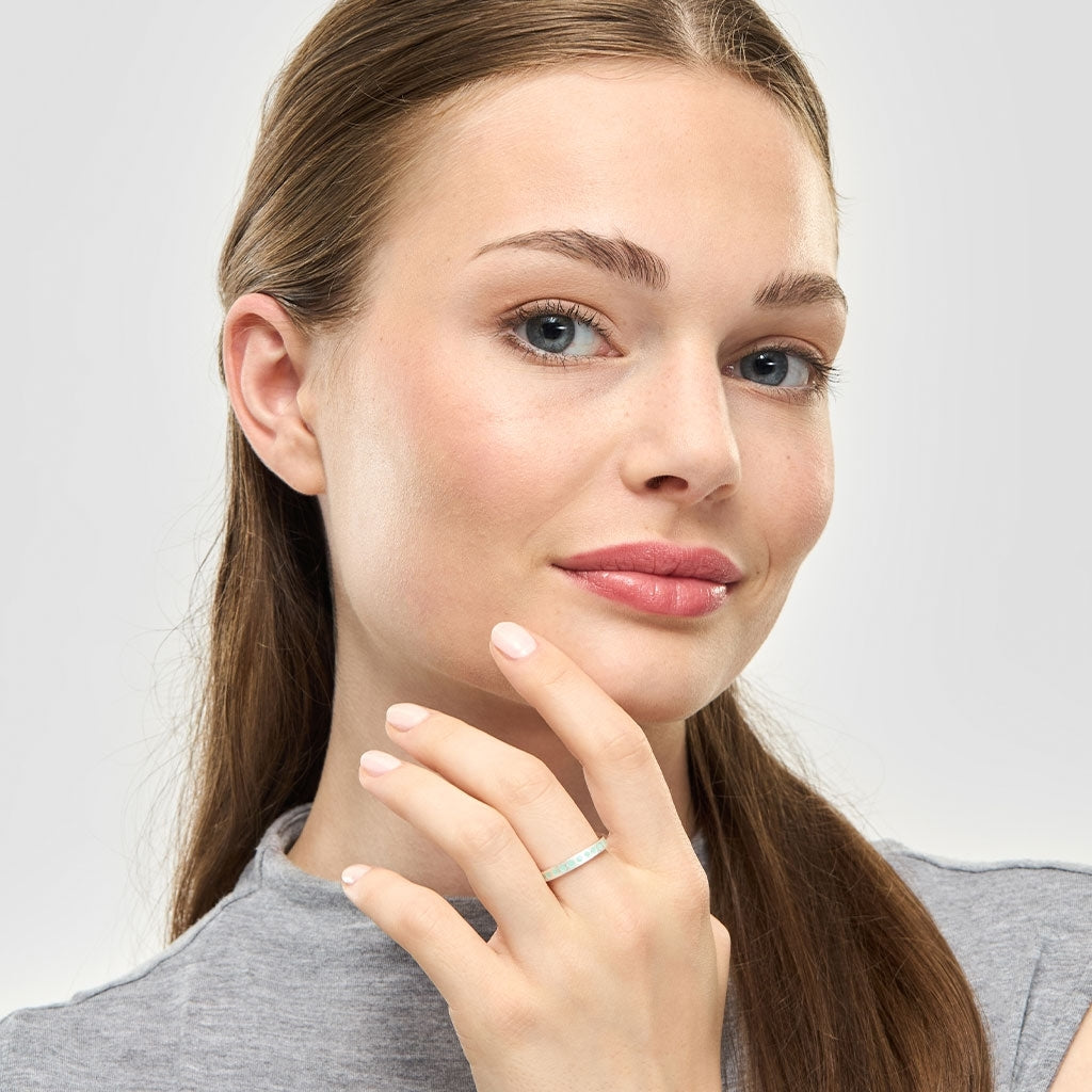 LULU Copenhagen Pattern Ring argent Rings Mint