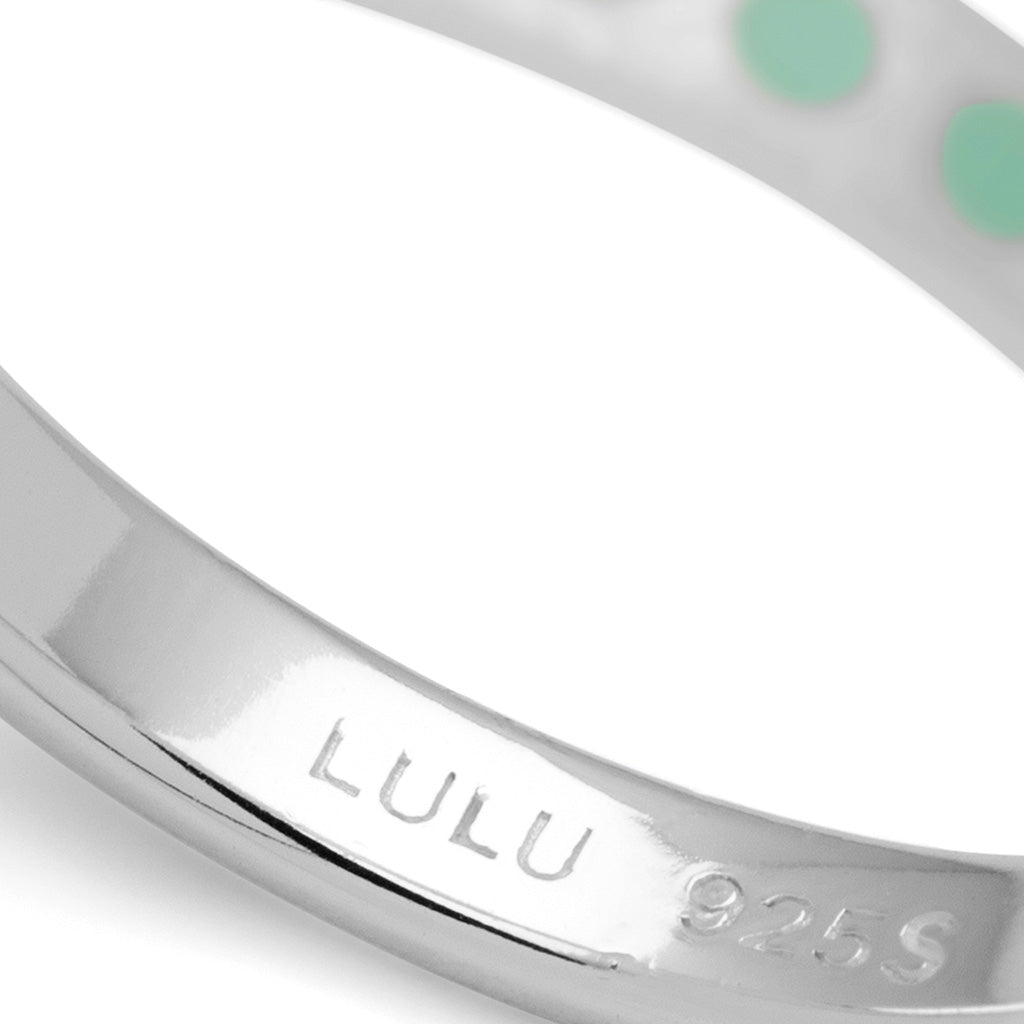 LULU Copenhagen Pattern Ring argent Rings Mint