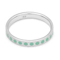 Pattern Ring argent - Mint