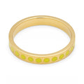 Pattern Ring plaqué or - Wild Lime
