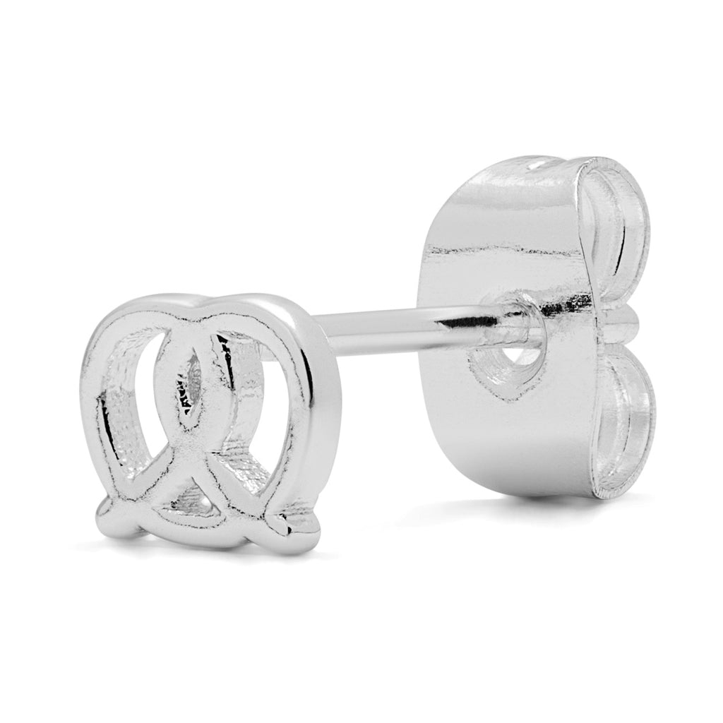 LULU Copenhagen Pretzel boucle d'oreille 1 pièce Ear stud, 1 pcs Silver