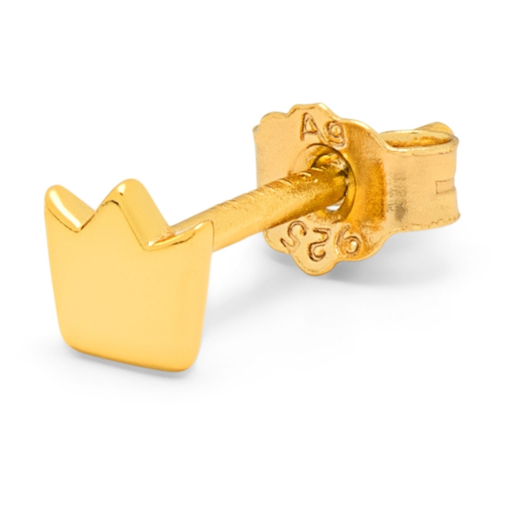 LULU Copenhagen Queen boucle d'oreille 1 pièce Ear stud, 1 pcs Gold Plated