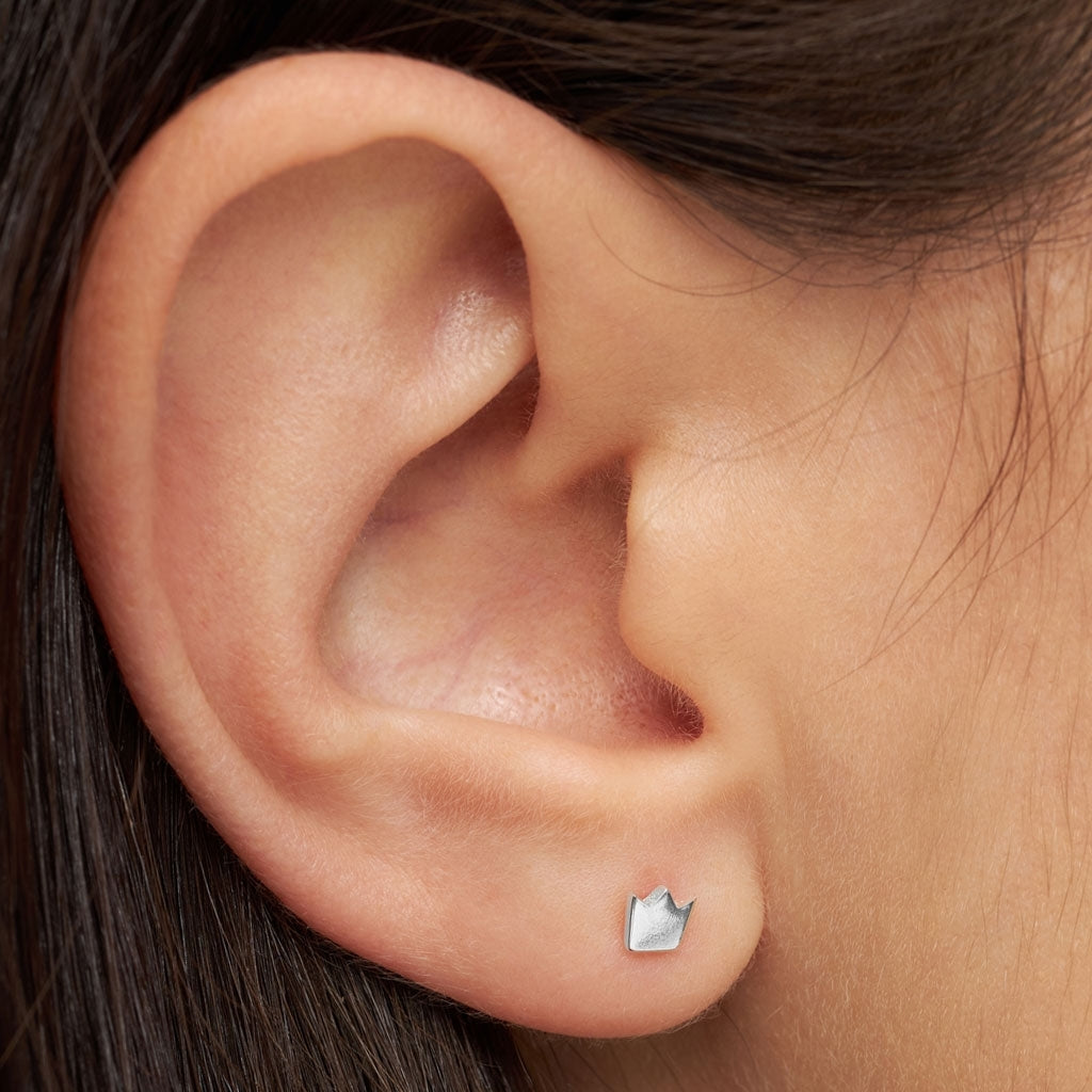 LULU Copenhagen Queen boucle d'oreille 1 pièce Ear stud, 1 pcs Silver
