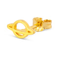 Saturn boucle d'oreille 1 pièce - Gold Plated