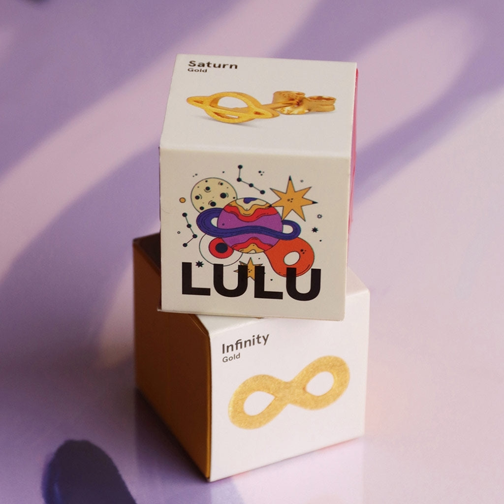 LULU Copenhagen Saturn boucle d'oreille 1 pièce Ear stud, 1 pcs Silver