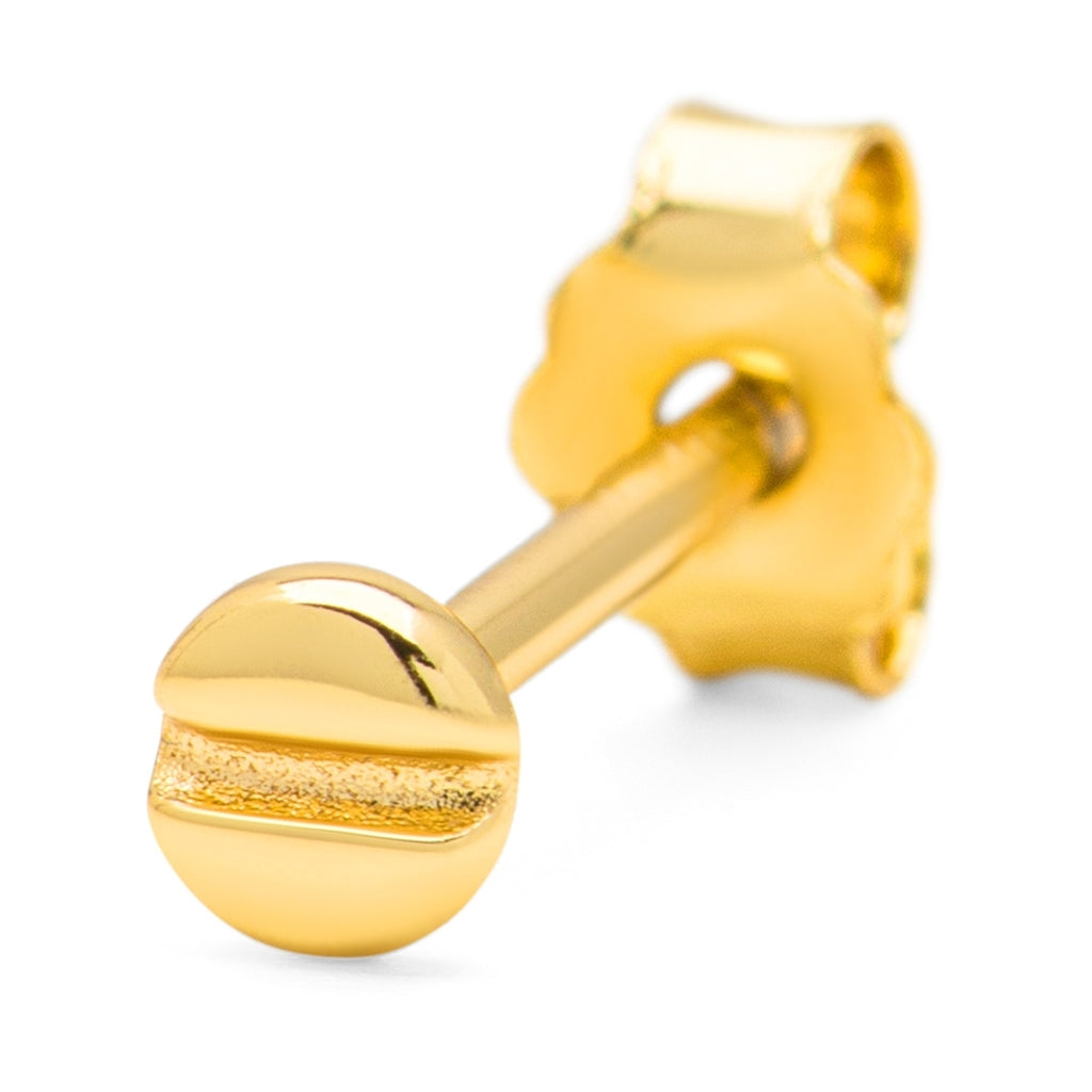 LULU Copenhagen Screw boucle d'oreille 1 pièce Ear stud, 1 pcs Gold Plated