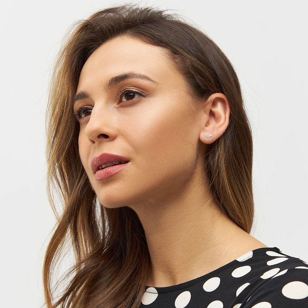 LULU Copenhagen Secret boucle d'oreille 1 pièce Ear stud, 1 pcs Silver