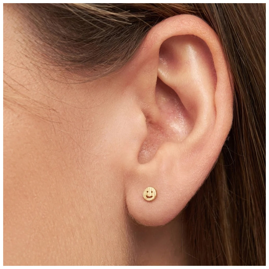 LULU Copenhagen Smile boucle d'oreille 1 pièce Ear stud, 1 pcs Gold Plated