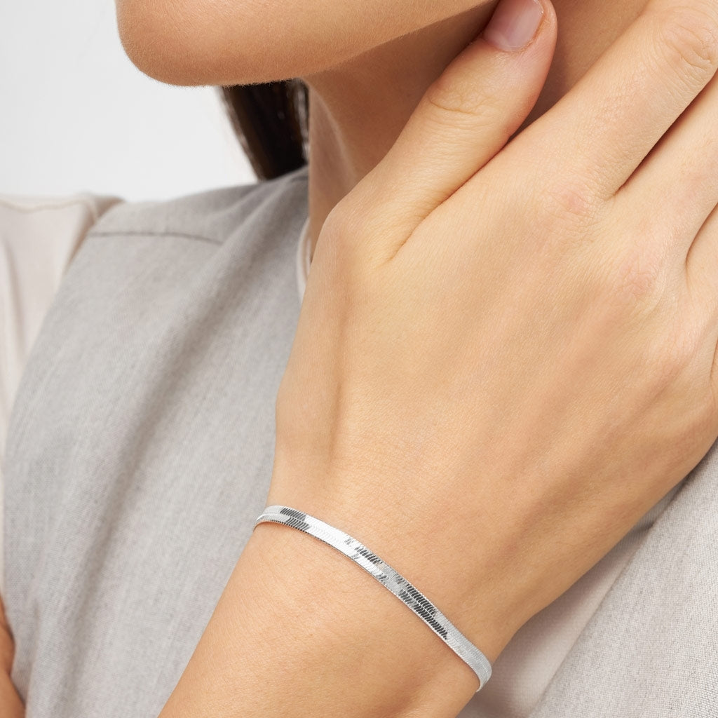 LULU Copenhagen Snake Bracelet argenté Bracelets Silver Plated