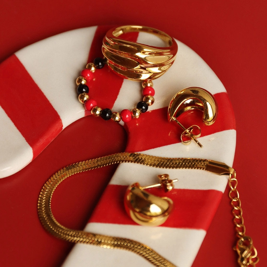 LULU Copenhagen Snake Bracelet plaqué or Bracelets Gold Plated