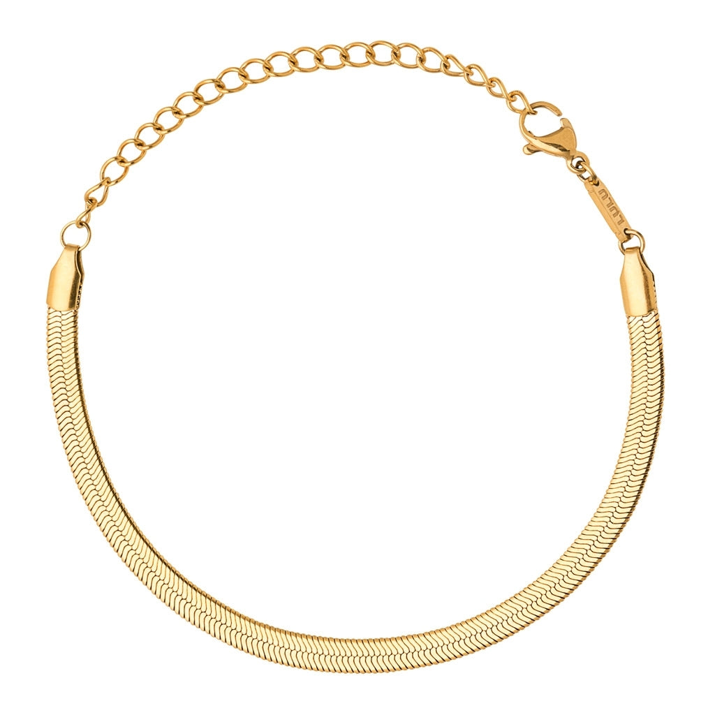 LULU Copenhagen Snake Bracelet plaqué or Bracelets Gold Plated