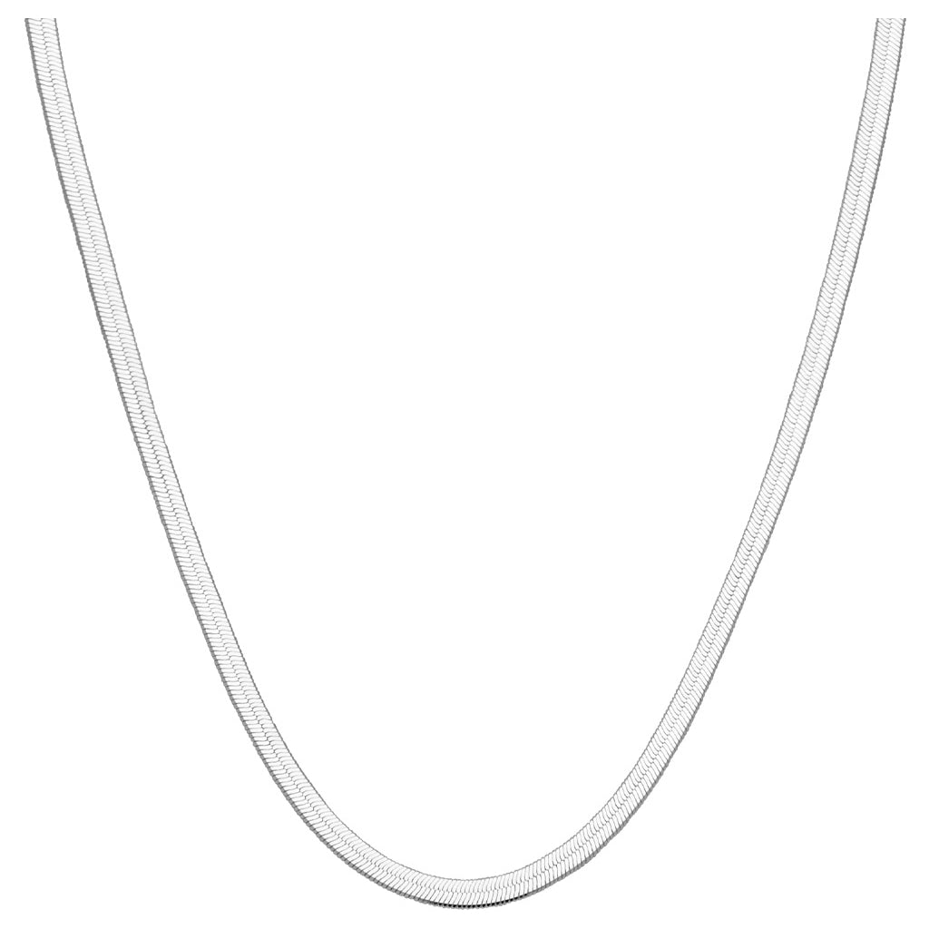 LULU Copenhagen Snake Collier plaqué argent Necklaces Silver Plated