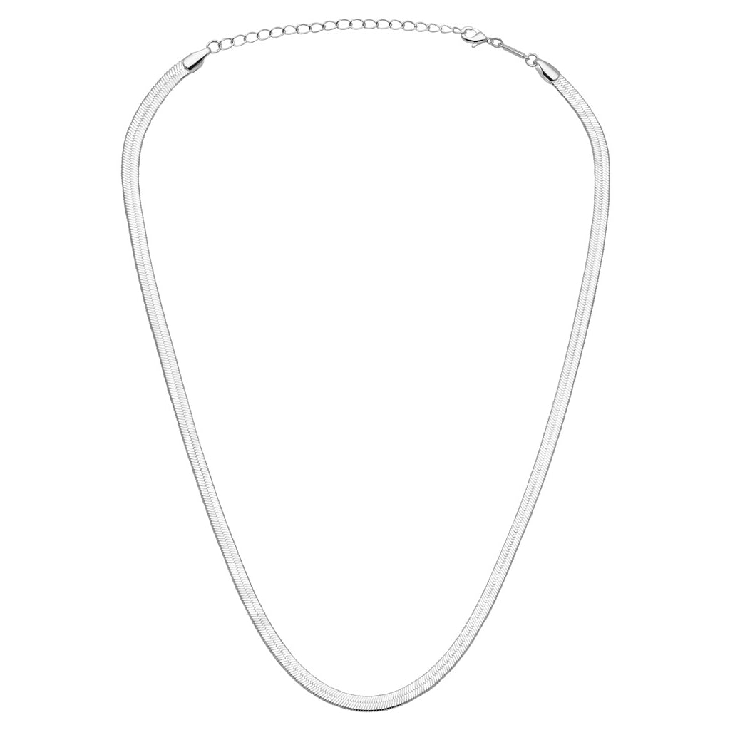 LULU Copenhagen Snake Collier plaqué argent Necklaces Silver Plated