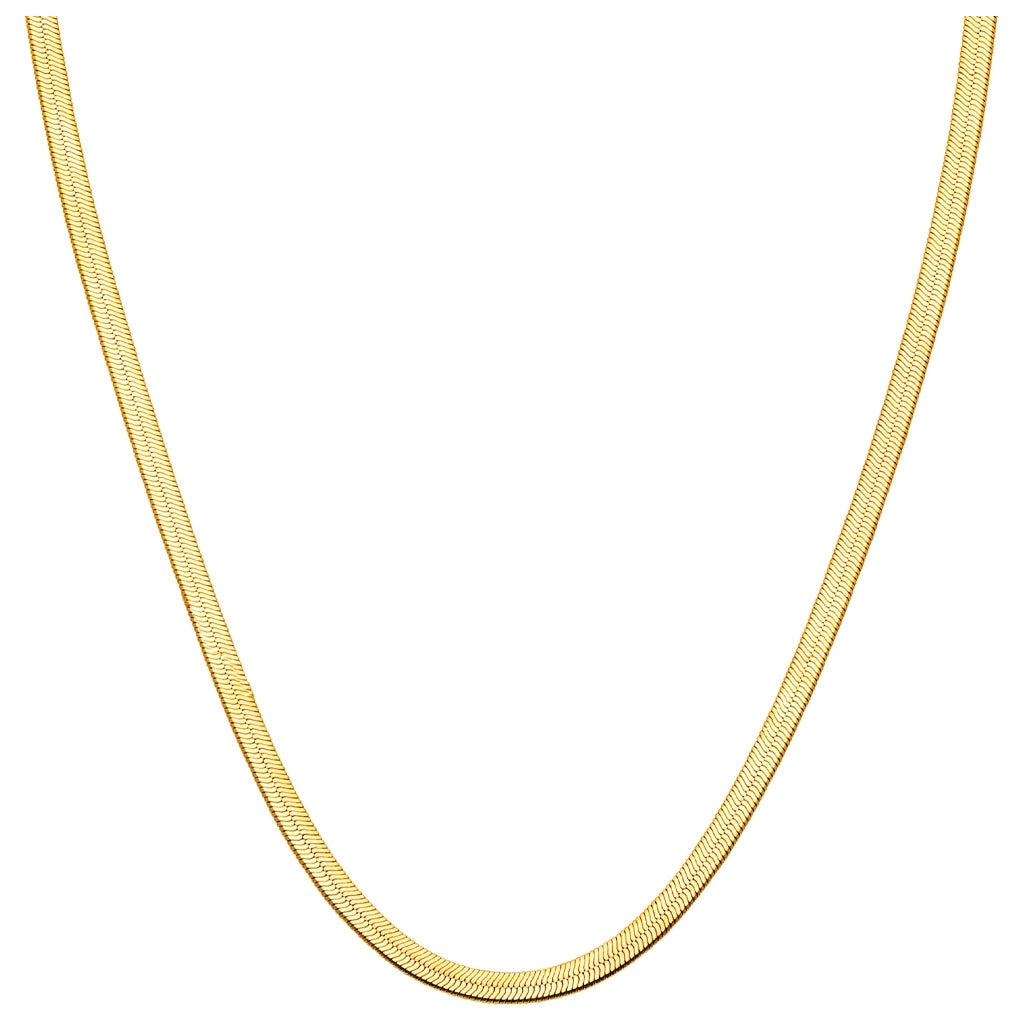 LULU Copenhagen Snake Collier plaqué or Necklaces Gold Plated