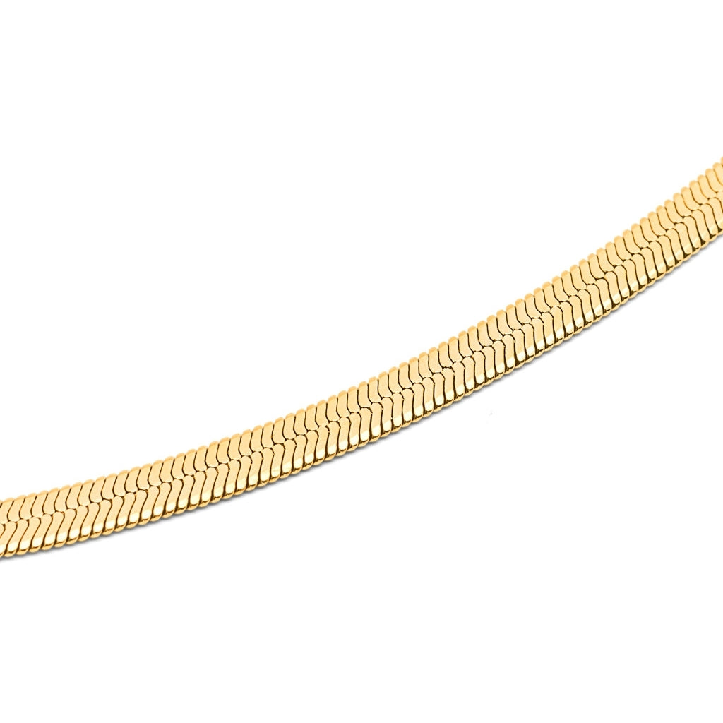 LULU Copenhagen Snake Collier plaqué or Necklaces Gold Plated