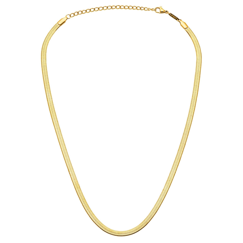 LULU Copenhagen Snake Collier plaqué or Necklaces Gold Plated