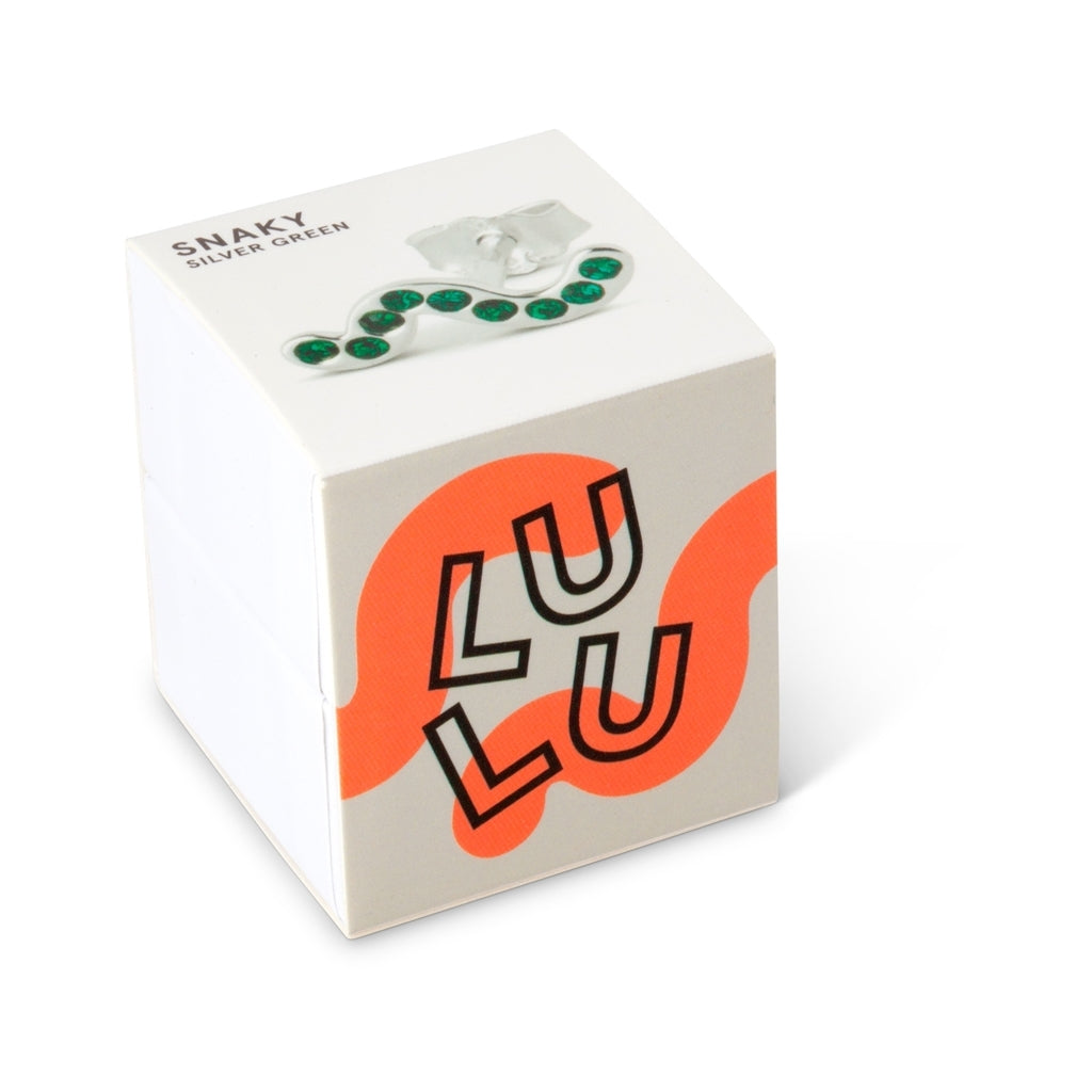 LULU Copenhagen Snaky boucle d'oreille 1 pièce Ear stud, 1 pcs Green