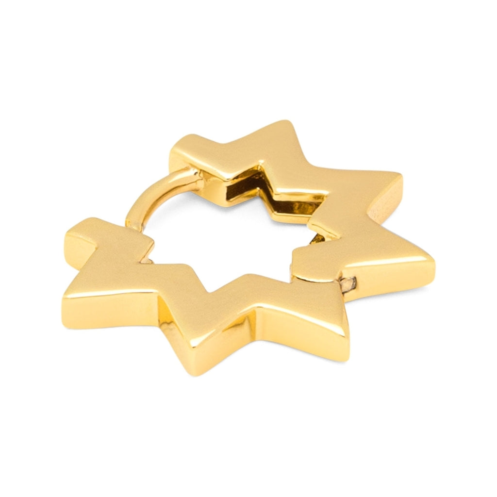 LULU Copenhagen Star Hoops paire Hoops Gold Plated