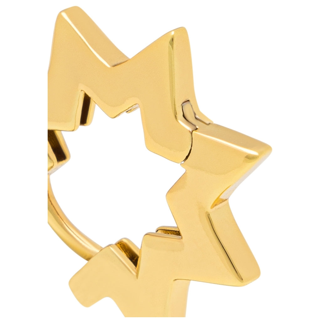 LULU Copenhagen Star Hoops paire Hoops Gold Plated
