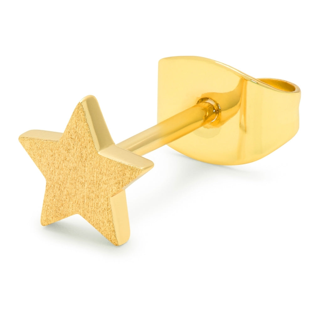 LULU Copenhagen Star boucle d'oreille 1 pièce Ear stud, 1 pcs Gold Plated
