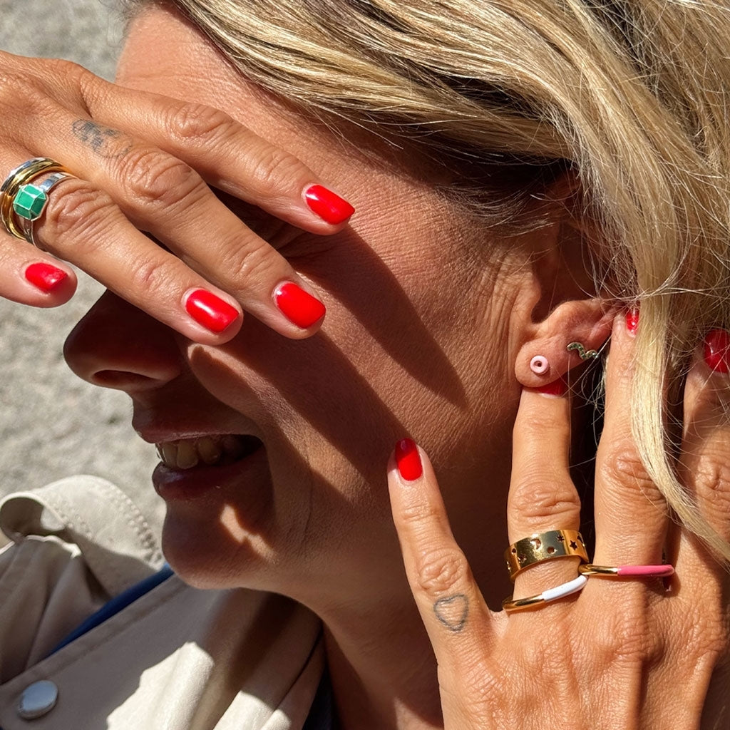 LULU Copenhagen Stardust Bague Rings Gold Plated