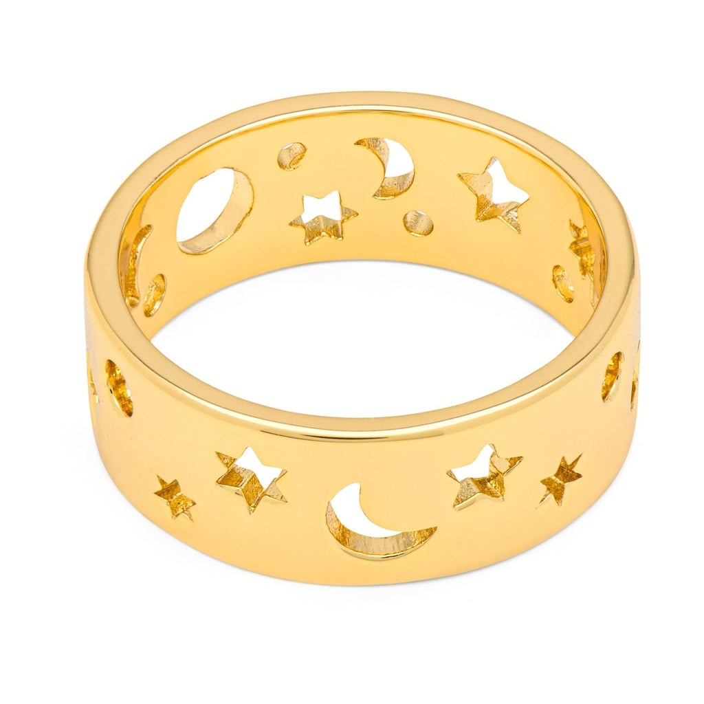 LULU Copenhagen Stardust Bague Rings Gold Plated