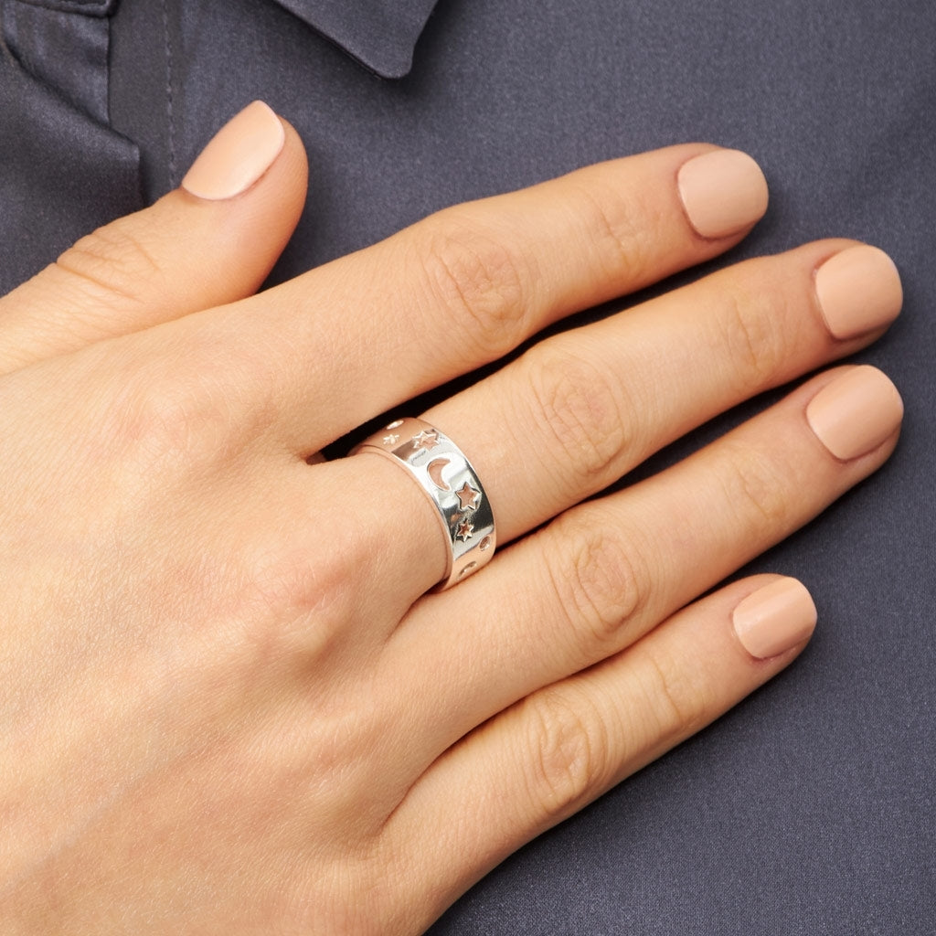 LULU Copenhagen Stardust Bague Rings Silver