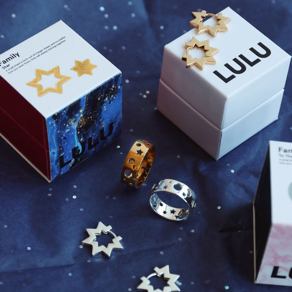 LULU Copenhagen Stardust Bague Rings Silver