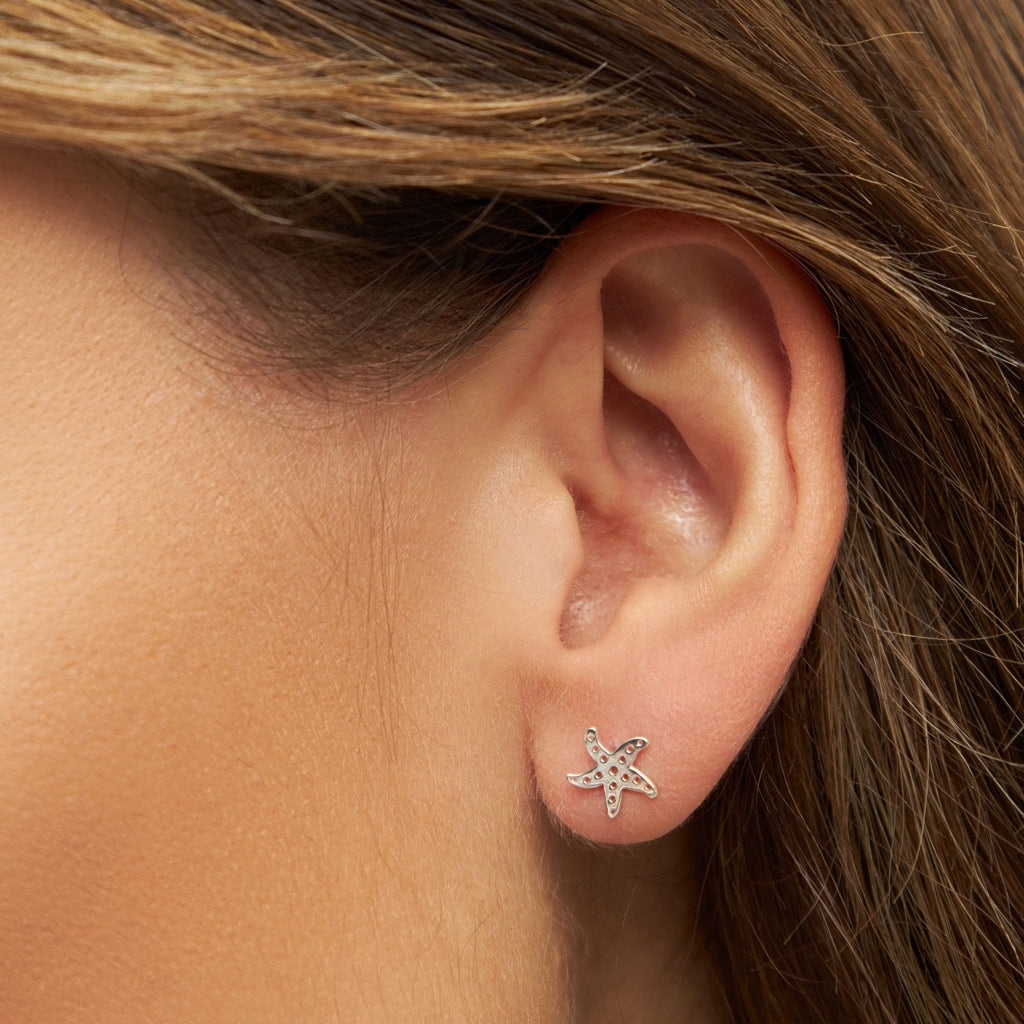LULU Copenhagen Starfish boucle d'oreille 1 pièce Ear stud, 1 pcs Silver