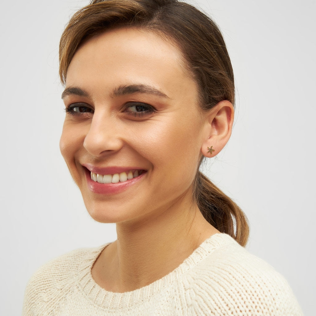 LULU Copenhagen Starfish boucle d'oreille 1 pièce Ear stud, 1 pcs Gold Plated