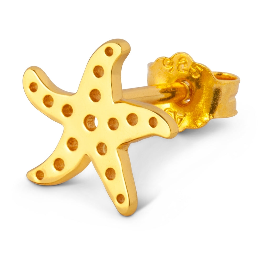 LULU Copenhagen Starfish boucle d'oreille 1 pièce Ear stud, 1 pcs Gold Plated