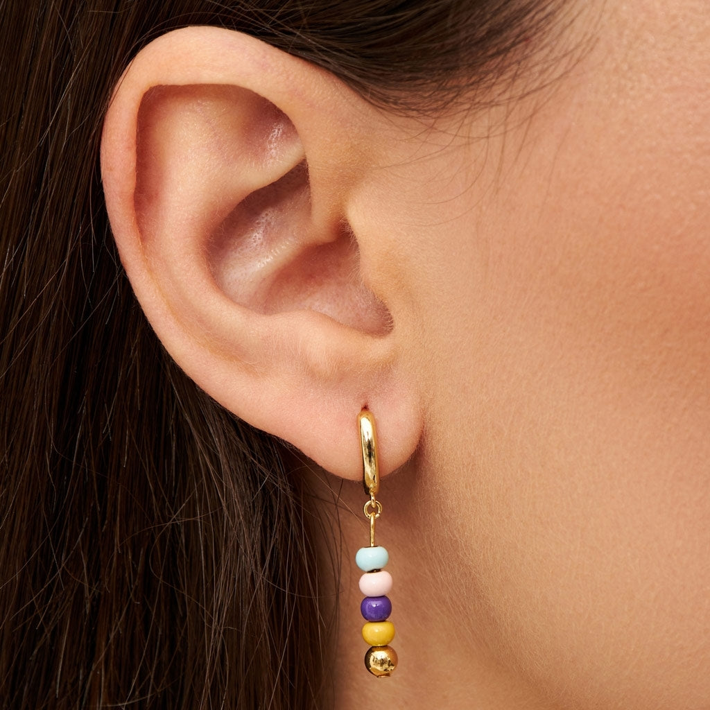 LULU Copenhagen Summer Gold boucle d'oreille 1 pièce Ear stud, 1 pcs Gold Plated