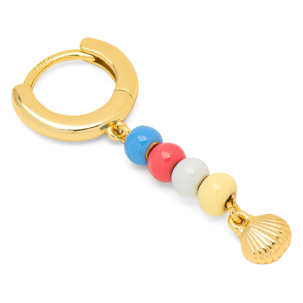 LULU Copenhagen Summer Shell boucle d'oreille 1 pièce Ear stud, 1 pcs Gold Plated