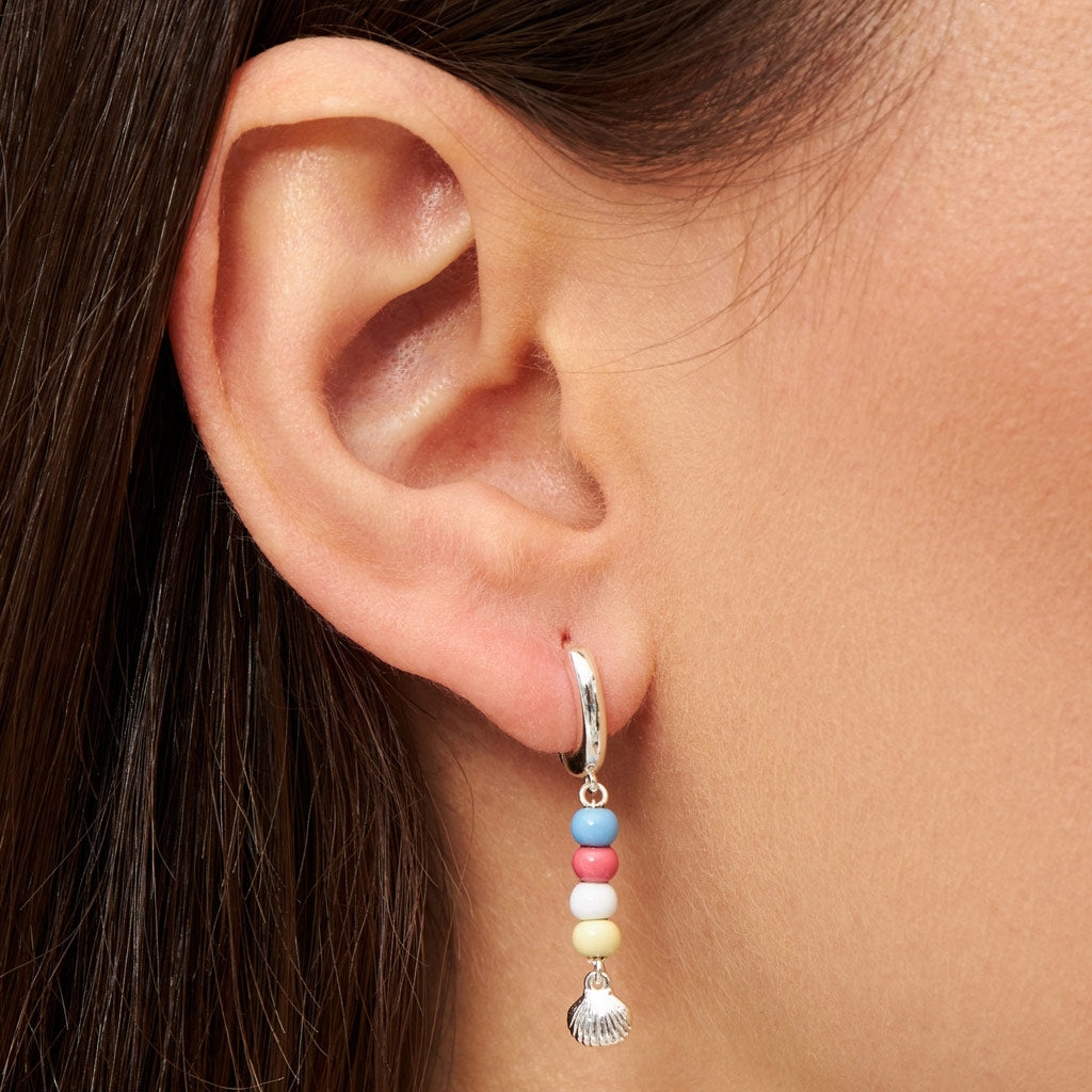 LULU Copenhagen Summer Shell boucle d'oreille 1 pièce Ear stud, 1 pcs Silver Plated