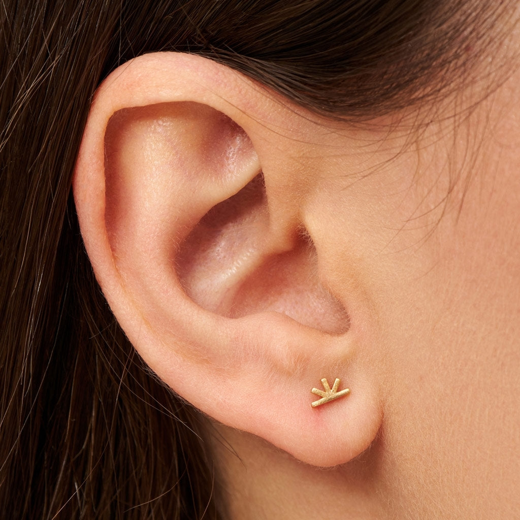 LULU Copenhagen Sunrise boucle d'oreille 1 pièce Ear stud, 1 pcs Gold Plated