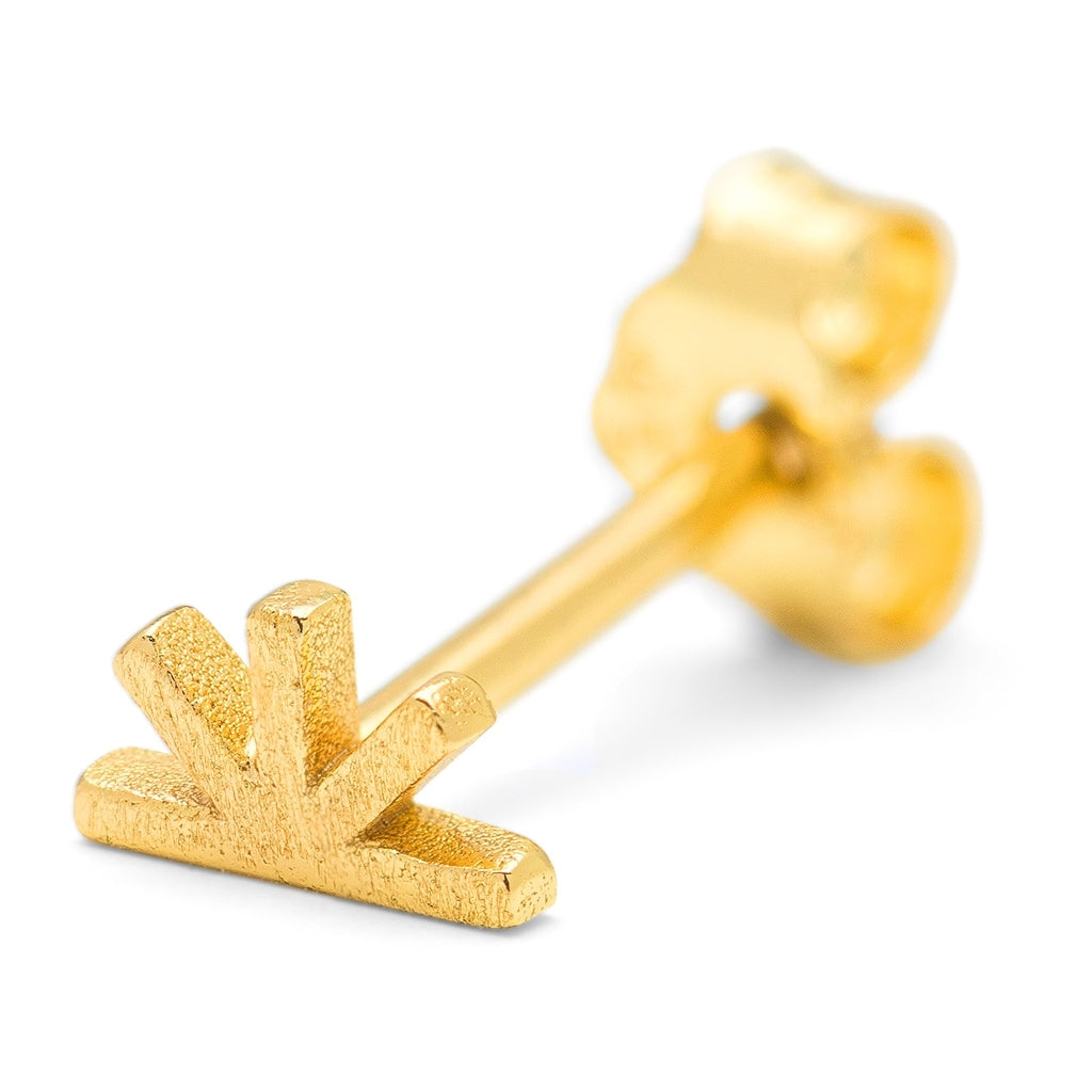 LULU Copenhagen Sunrise boucle d'oreille 1 pièce Ear stud, 1 pcs Gold Plated