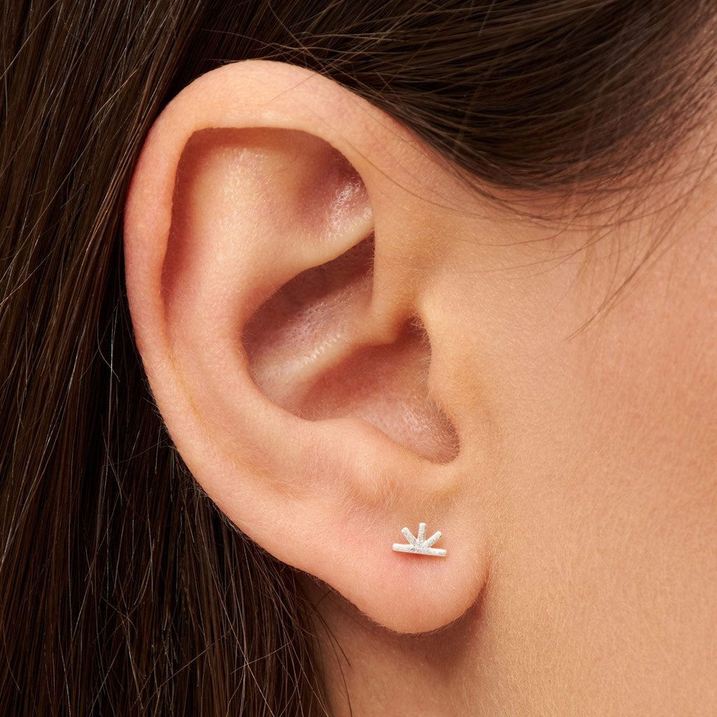 LULU Copenhagen Sunrise boucle d'oreille 1 pièce Ear stud, 1 pcs Silver