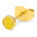 Tennis boucle d'oreille 1 pièce - Gold Plated