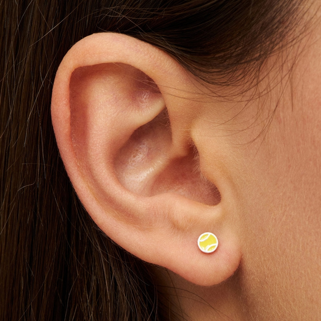 LULU Copenhagen Tennis boucle d'oreille 1 pièce Ear stud, 1 pcs Silver Plated