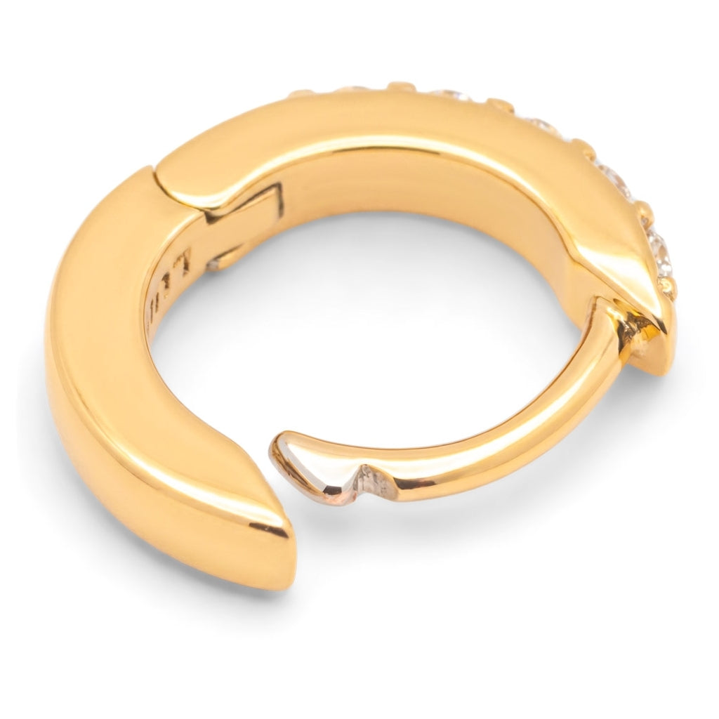 LULU Copenhagen Tennis hoops - Paires Hoops Crystal