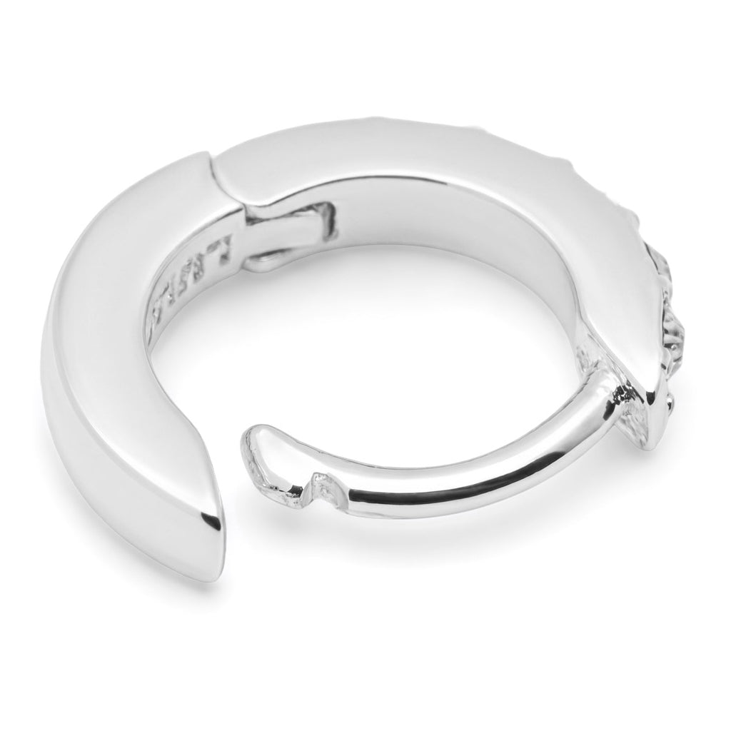 LULU Copenhagen Tennis hoops - Paires Hoops Crystal