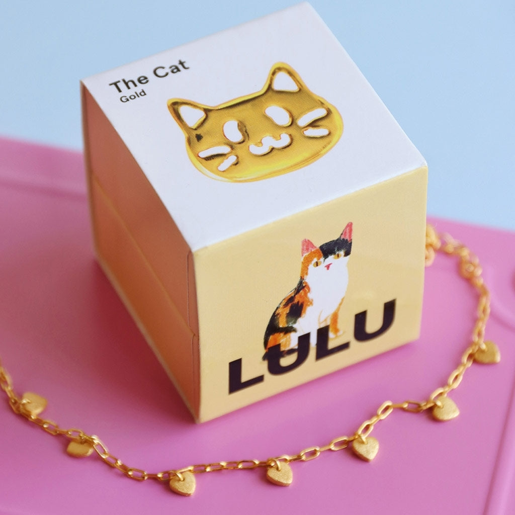 LULU Copenhagen The Cat boucle d'oreille 1 pièce Ear stud, 1 pcs Gold Plated