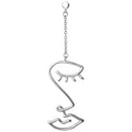 Topping Long Woman boucle d'oreille 1 pièce - Silver Plated