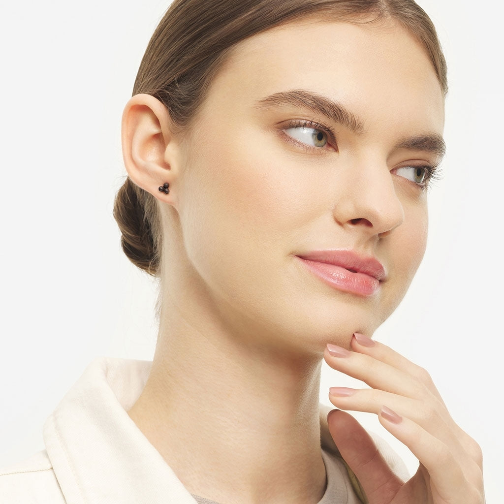 LULU Copenhagen Trio boucle d'oreille 1 pièce Ear stud, 1 pcs Cocoa Powder