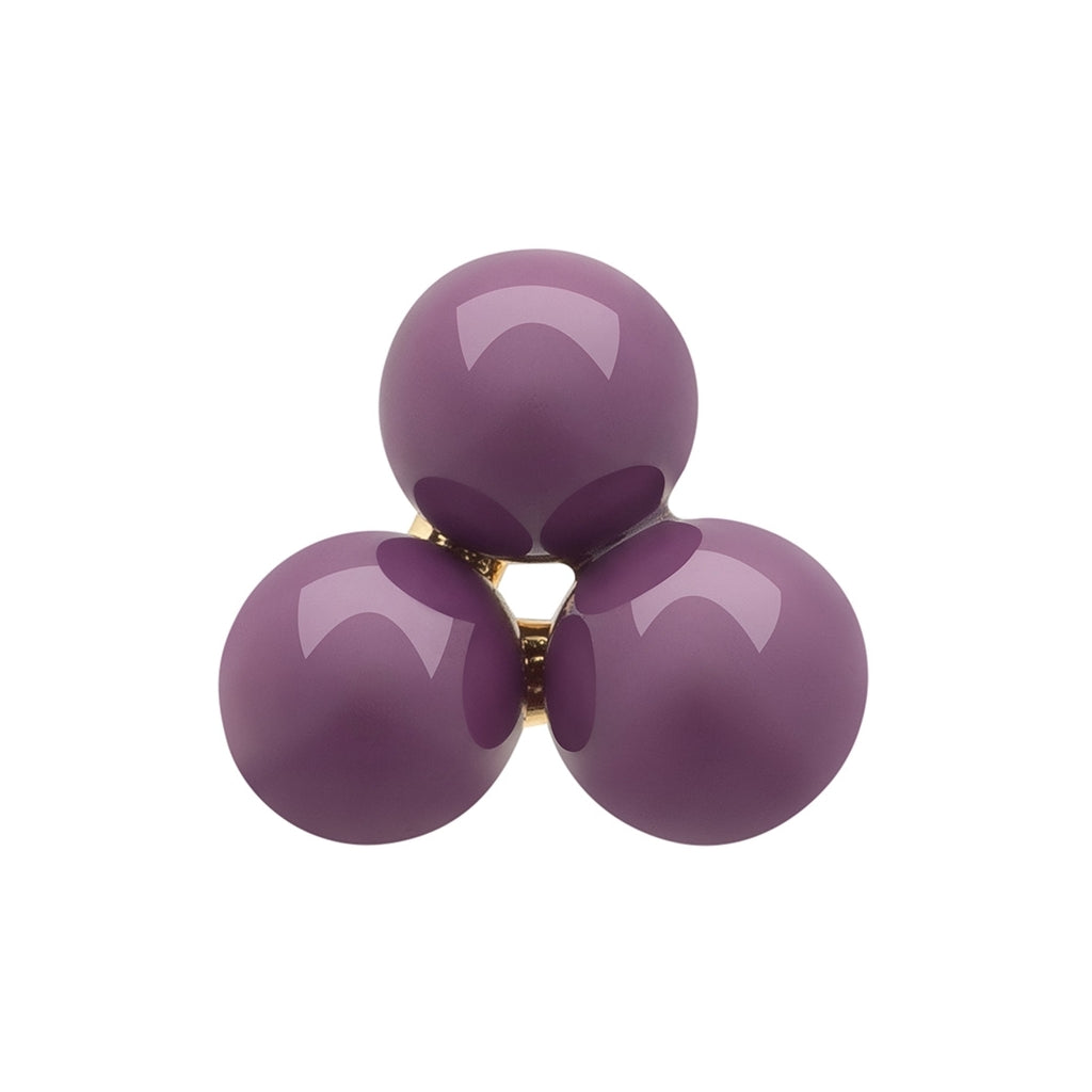 LULU Copenhagen Trio boucle d'oreille 1 pièce Ear stud, 1 pcs Purple Harvest