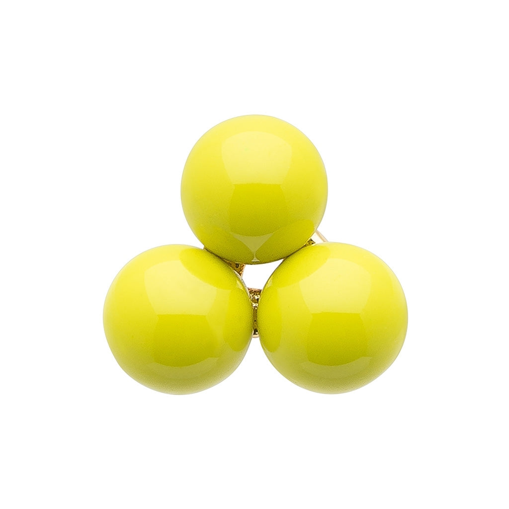LULU Copenhagen Trio boucle d'oreille 1 pièce Ear stud, 1 pcs Wild Lime
