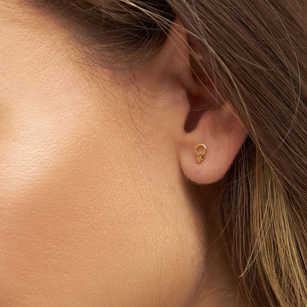 LULU Copenhagen Venus boucle d'oreille 1 pièce Ear stud, 1 pcs Gold Plated