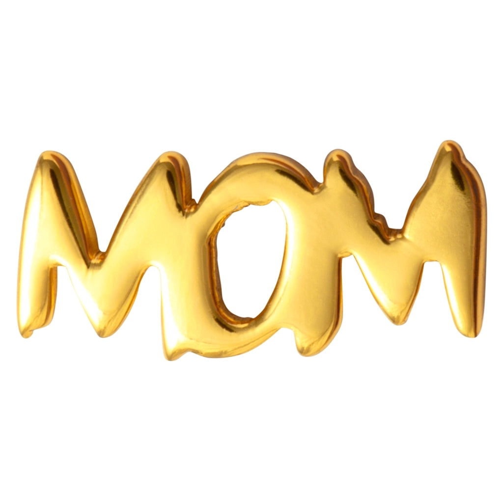 LULU Copenhagen Word Mom boucle d'oreille 1 pièce Ear stud, 1 pcs Gold Plated